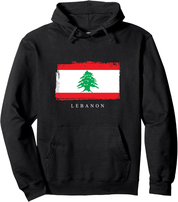 Lebanon Libanon Fahne Libanese Flagge Libanesin Beirut Pullover Hoodie