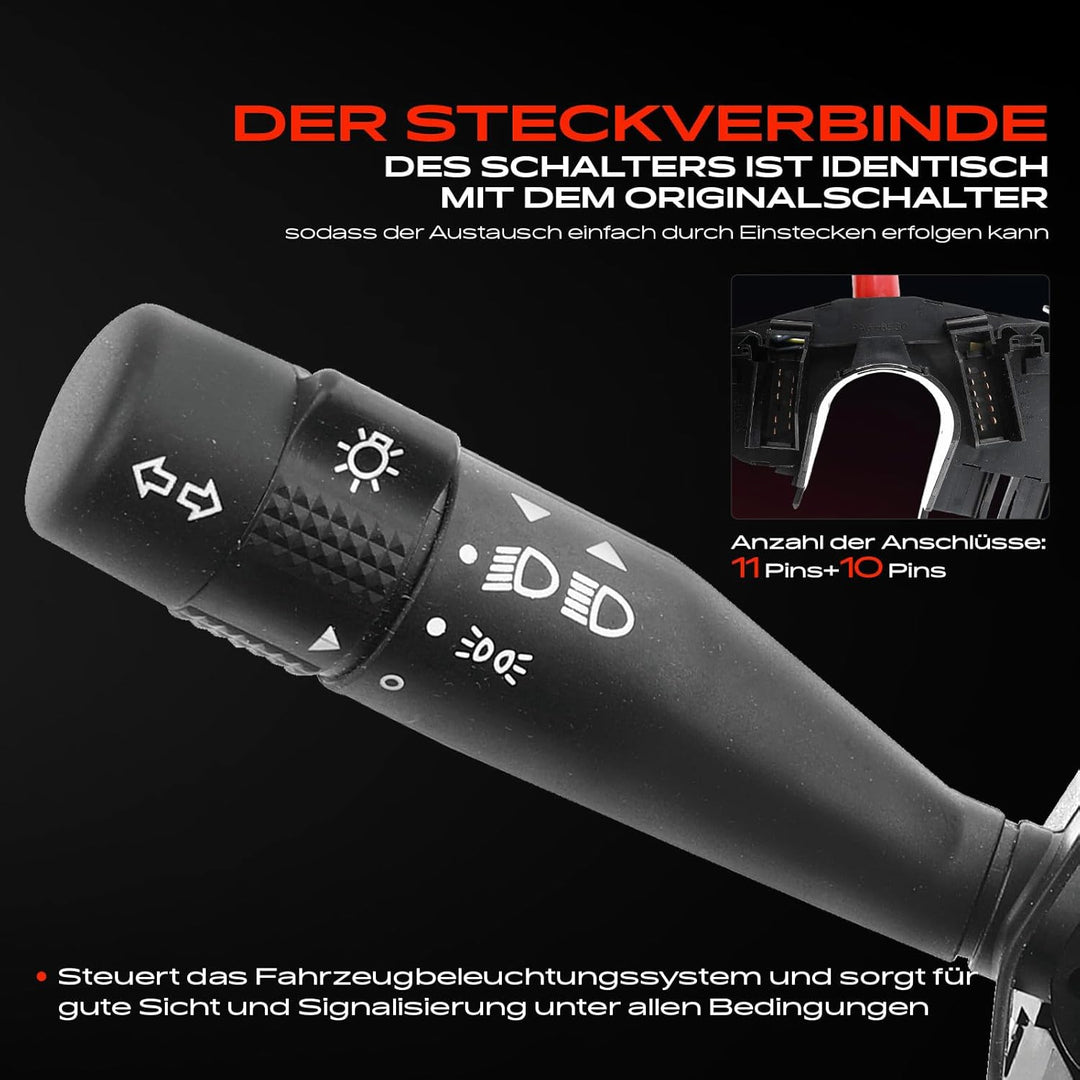 Kombischalter Lenkstockschalter für Escort V AAL ABL Escort VI AVL AFL GAL Orion III GAL 1990-2000 9