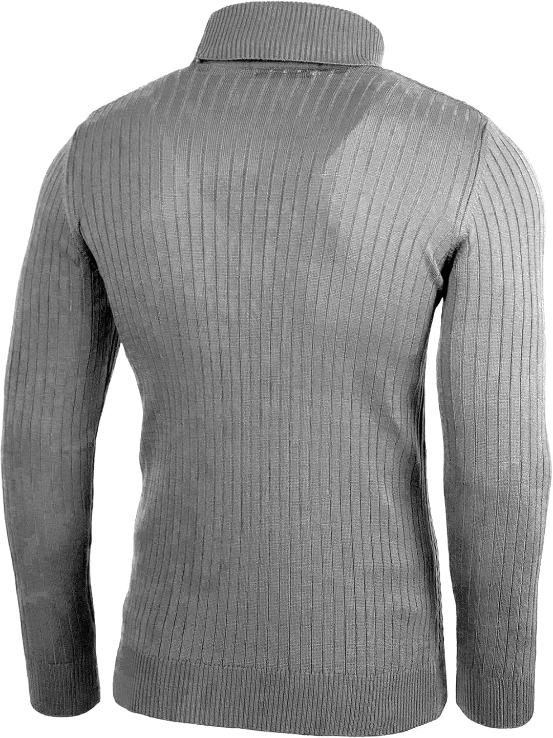 Baxboy Herren Rollkragen Pullover Langarmshirt Feinstrick Sweater Rollkragen Freizeit Slim fit Basic