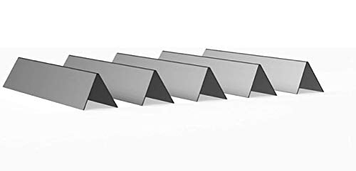 Generisch RuSchi Edelstahl Aromaschienen 5 Stück passend für Weber E310/320/330, S310/320/330 7636