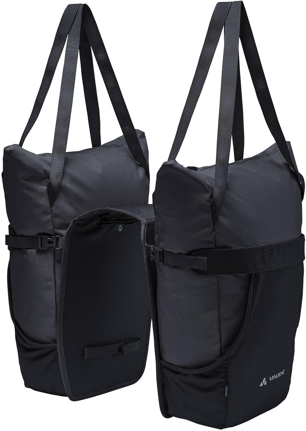 VAUDE Fahrrad 2in1 Hinterradtasche und Einkaufstasche TwinShopper, abnehmbare Einkaufstaschen, 44 Li