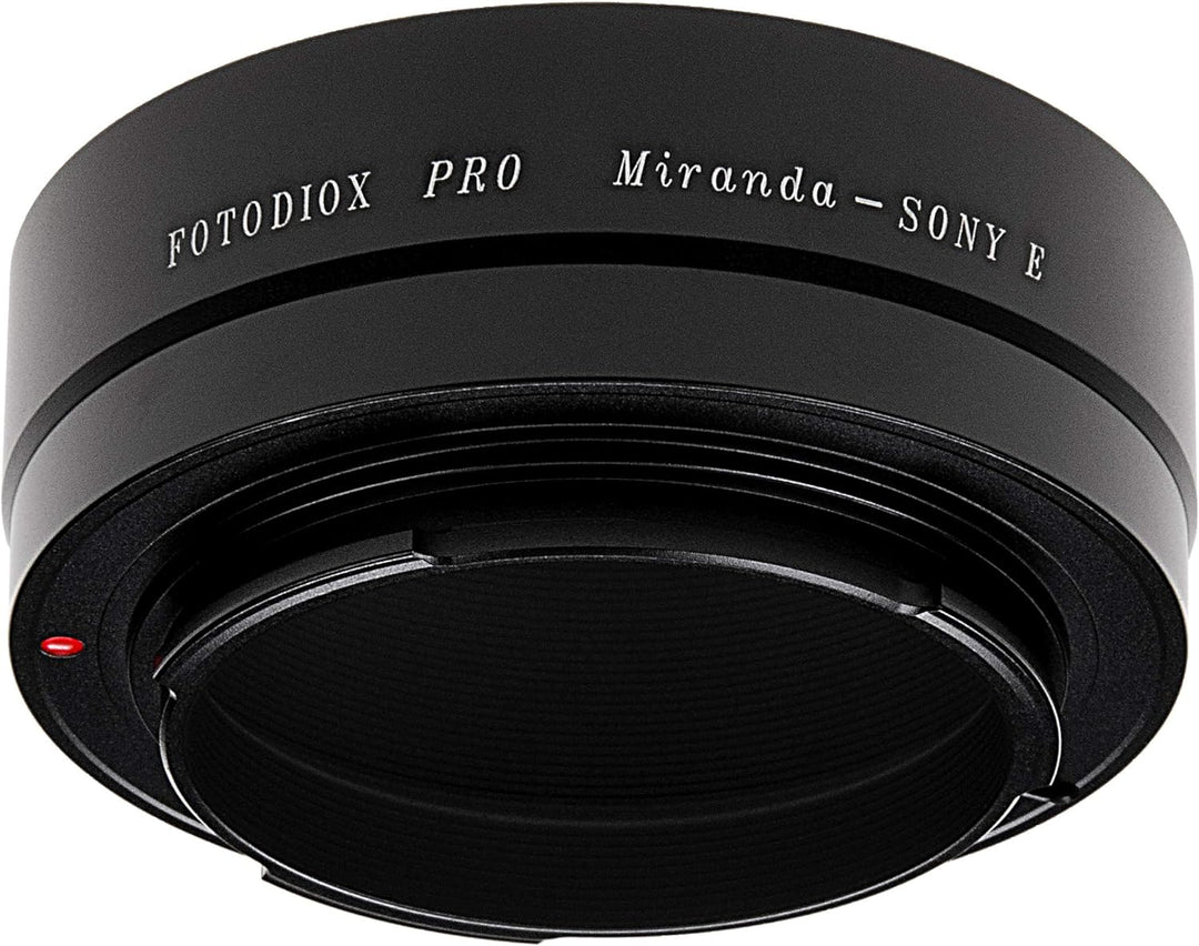 Fotodiox Pro Lens Mount Adapter Compatible with Miranda (Mir) Lenses on Sony E-Mount Cameras Miranda