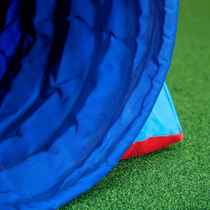 Callieway® Dog Agility Tunnel Turnier 60cmØ, 360° FullGrip (6m, blau/Blue) 6m blau/blue, 6m blau/blu