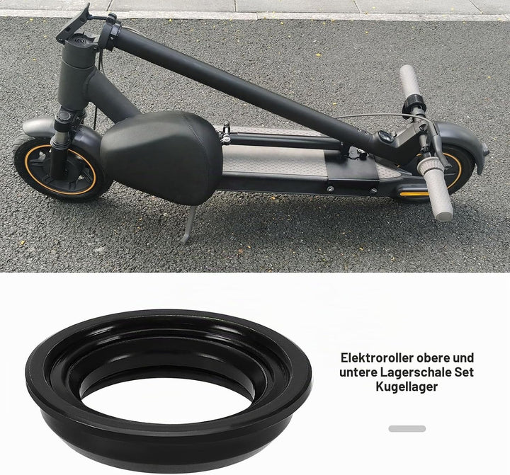 5-teilig Satz Elektroroller Lenklagersatz Kompatibel mit Ninebot Max G30 Elektroroller Roller Lenkla