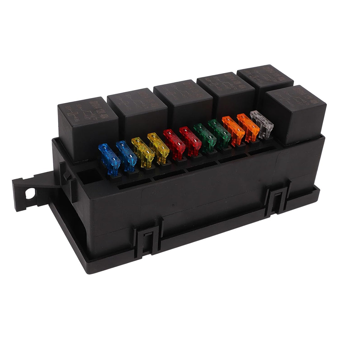 Wasserdichtes Sicherungs-Relais-Box-Kit 6 Relais 11 ATC ATO-Sicherung, Wasserdichte Klinge, 12 V, fü
