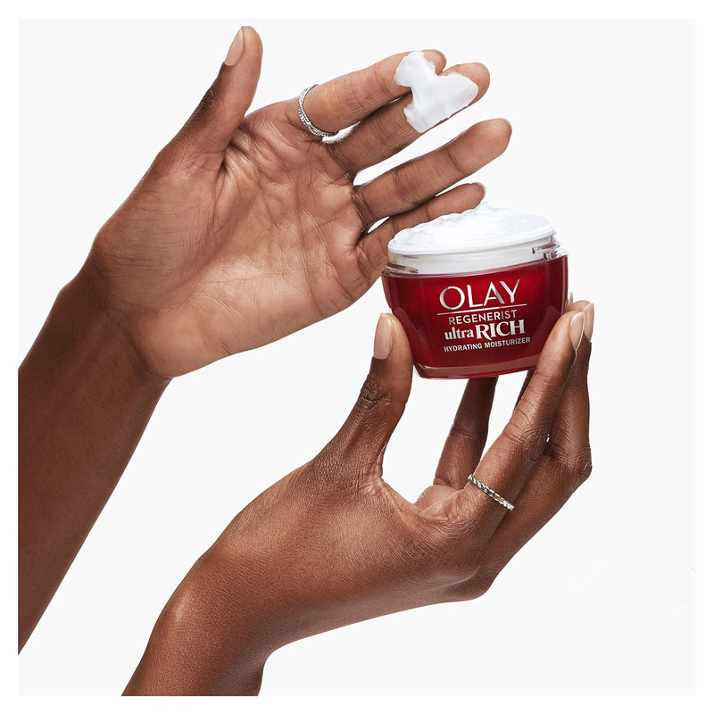 Olay Regenerist Ultra Rich Crema De Día, Textura Rica No Grasa, Con Vitamina B3, Péptidos Y Manteca