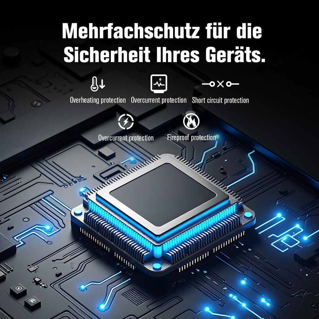 5W USB-Ladegerät ultradünner universeller Ladeadapter (5V 1A) – 2 Ports: USB-C + A (30er Pack) für i