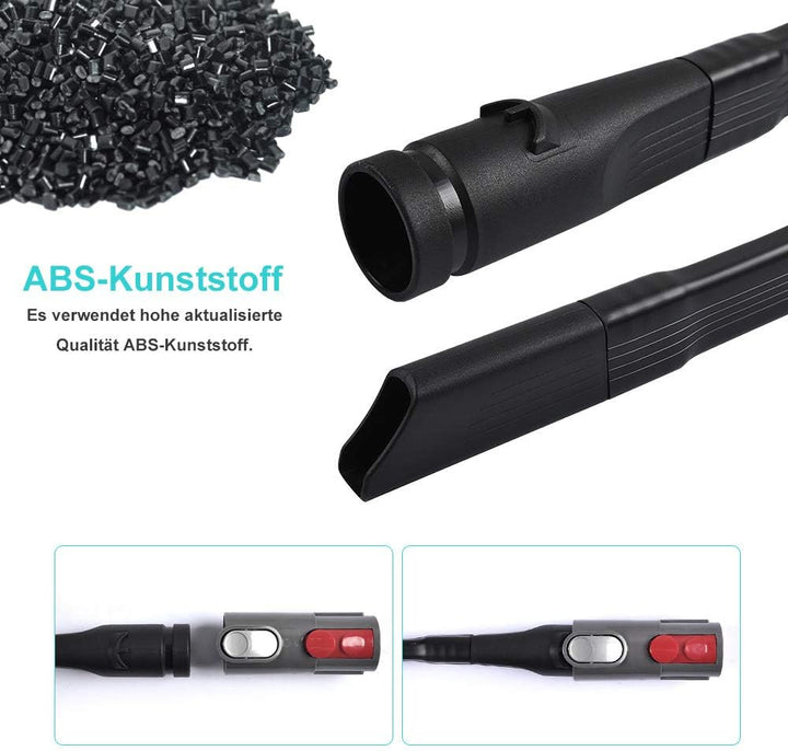 KEEPOW Flexible Fugendüse Zubehör für Dyson V15 V11 V10 V8 V7 V6 Staubsauger Düsen Ersatzteil Flachd