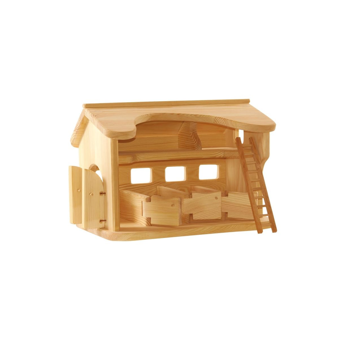Pferdestall aus Holz