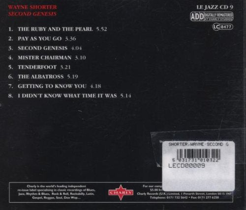 Second Genesis, Audio-CD