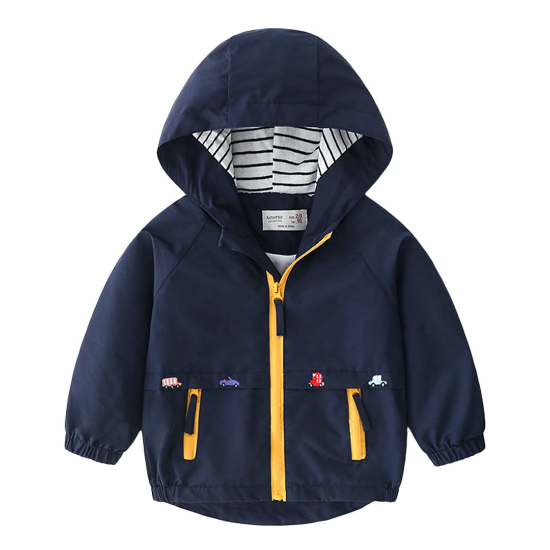 Volunboy Baby Kapuzen Jackets, Jungen Langarm Winddicht Mantel Cartoon Aufdruck Jacken 12-18 Monate