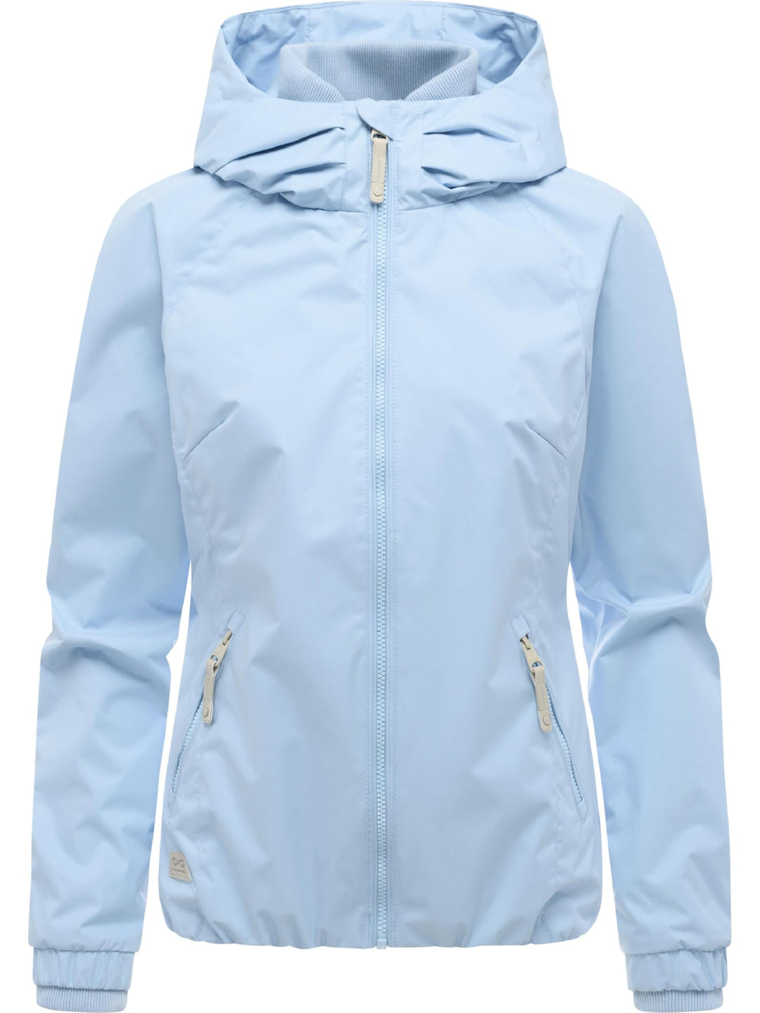 Ragwear Damen wasserdichte Übergangsjacke leichte Jacke kurz mit Kapuze Dizzie Intl XS-6XL XS Arctic