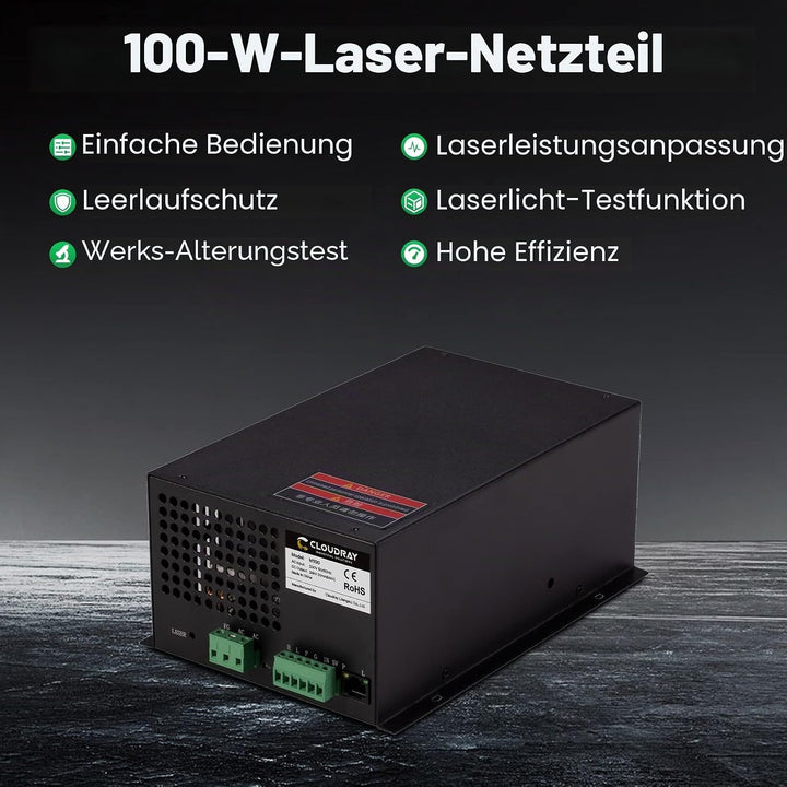 Cloudray CO2 Laser Power Supply CO2 Laser Netzteil CO2 laser 100w für CO2 Laserröhre CO2-Laserröhre