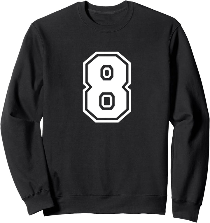 Team Jersey Nummer # 8 Sportgeschenk Sweatshirt