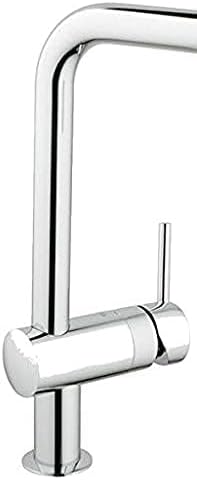 GROHE Minta Küchenarmatur, Schwenkbegrenzung 0°/150°/360°, U-Auslauf 32488000 U-Auslauf Einhand-Spül