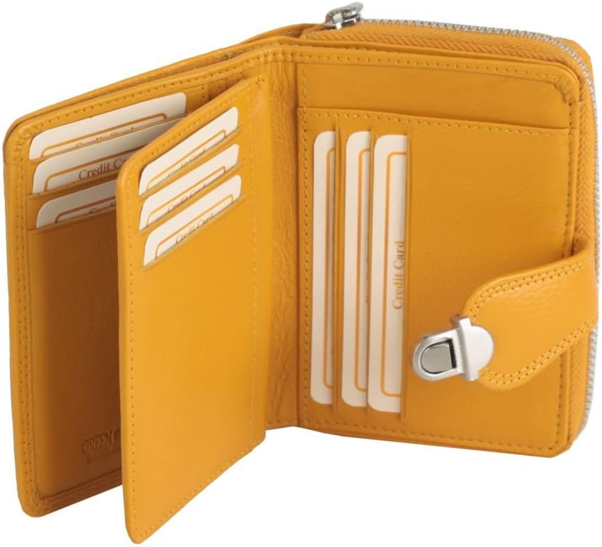 Greenburry Spongy Geldbörse Leder 9 cm
