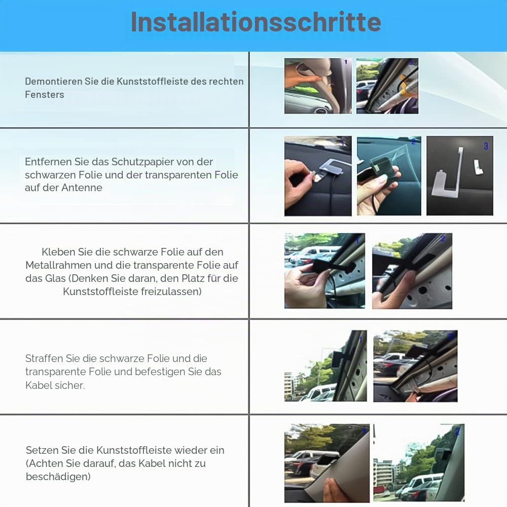 Hikity DAB+ Adapter Antennentuner für Autoradio Digital Empfänger Externe DAB Box Adapter Tuner Komp