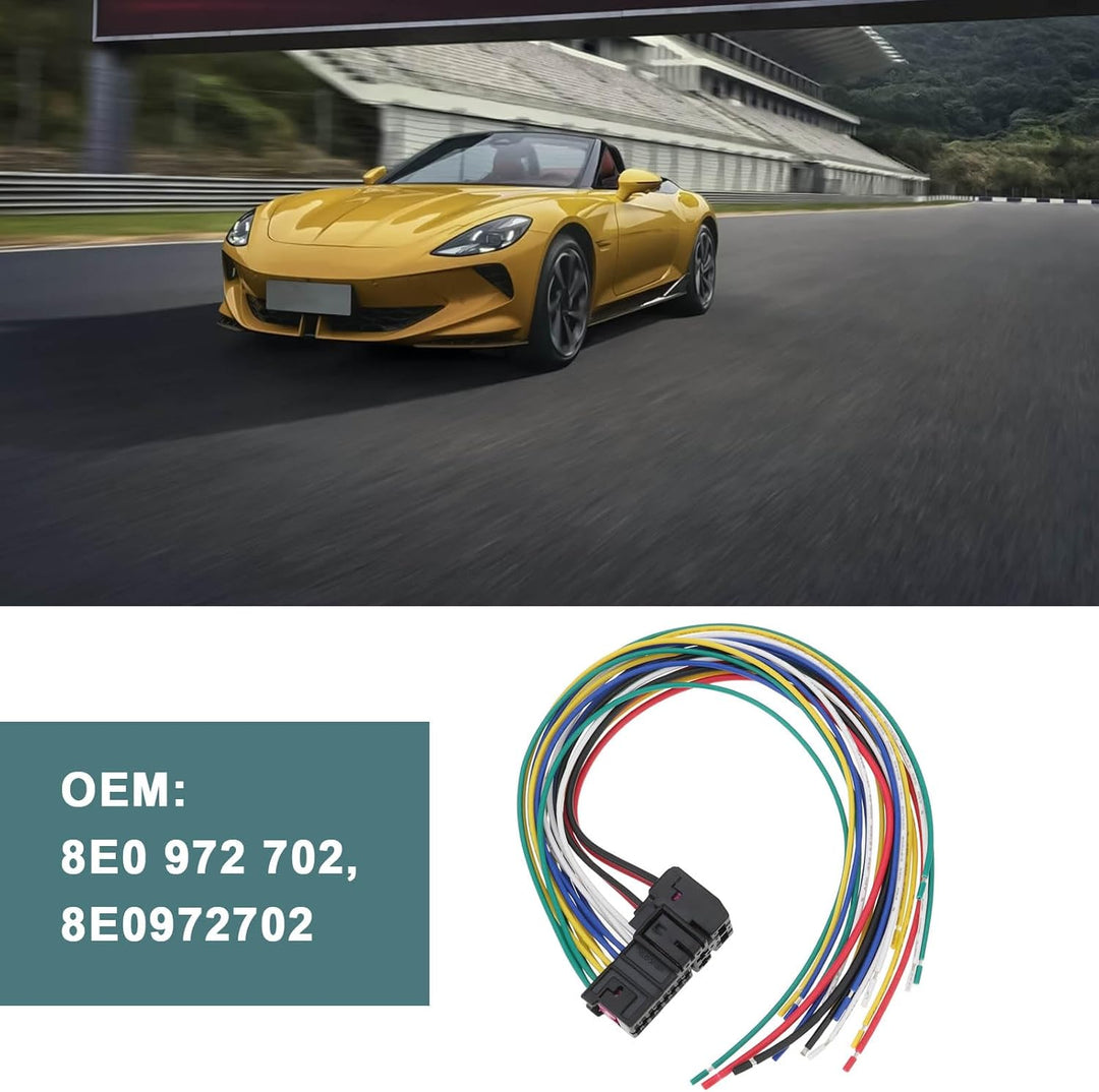Briny River Auto-Vordertür Links Rechts Kabelbaum Reparatursatz 8E0972702 Kompatibel mit Audi A3 (8P