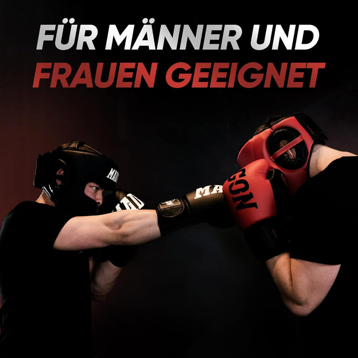 MADGON Kopfschutz mit hoher Schlagdämpfung. Gesichtsschutz mit Perfekter Sicht und geringer Schweiss