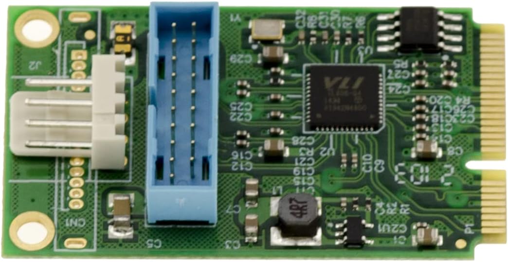 KALEA-INFORMATIQUE Mini PCI Express MiniPCIE Karte 2 Ports USB 3.0 (USB3 SUPERSPEED 5Gbps) mit Via C