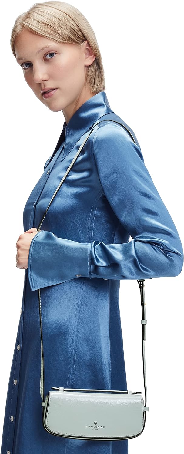 Liebeskind Berlin SADIE NAPLACK Crossbody, Extra Small (HxBxT 10cm x 21cm x 4cm), Alice Blue
