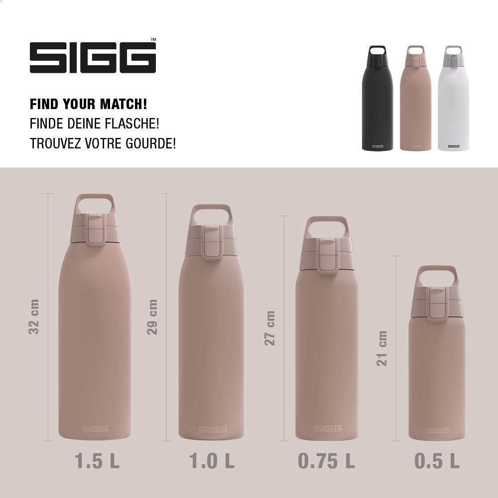 SIGG - Isolierte Trinkflasche - Thermosflasche Shield Therm One Dusk - kohlensäurehaltige Getränke -