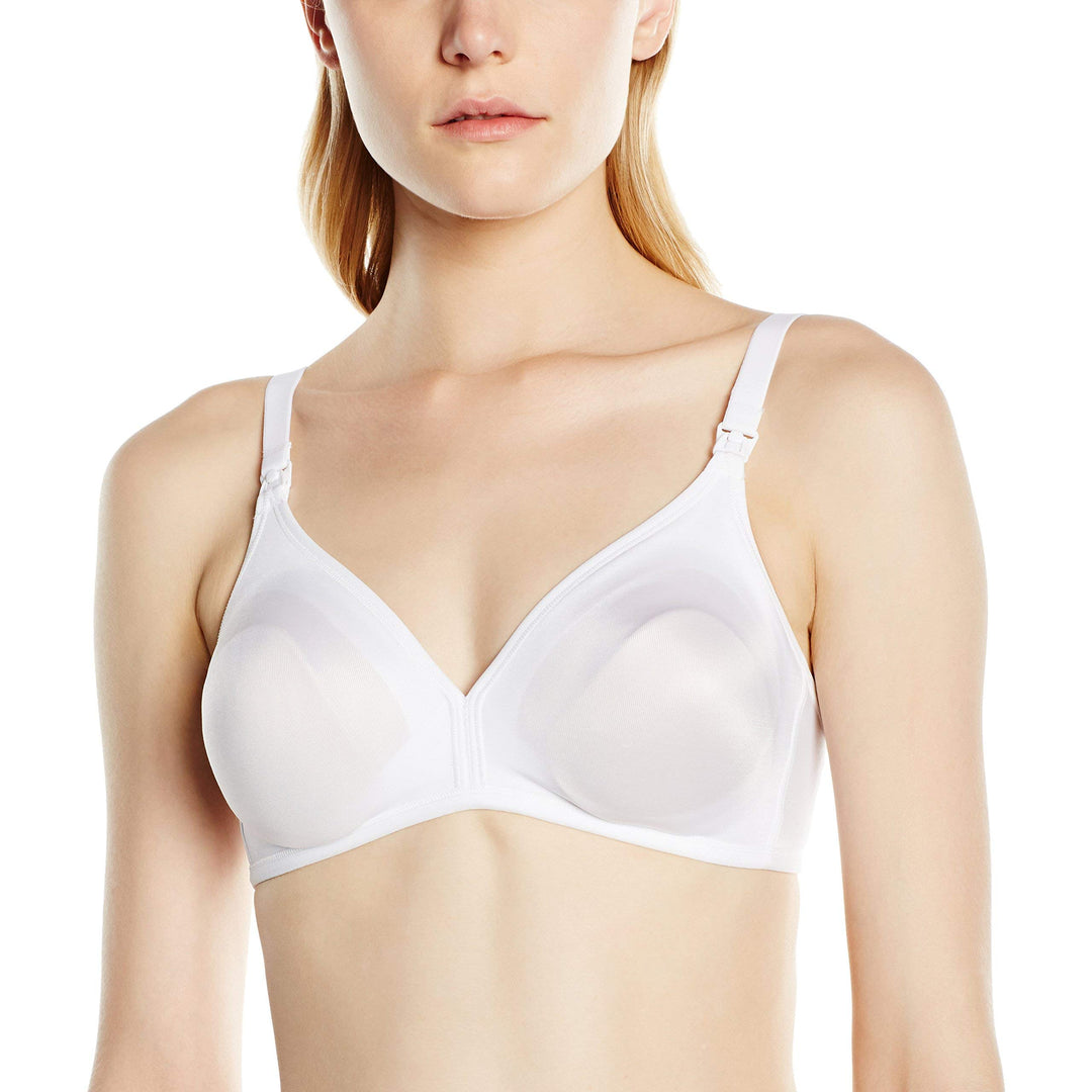 Triumph Damen Bügelloser BH Mamabel Comfort N 75B Weiss, 75B Weiß