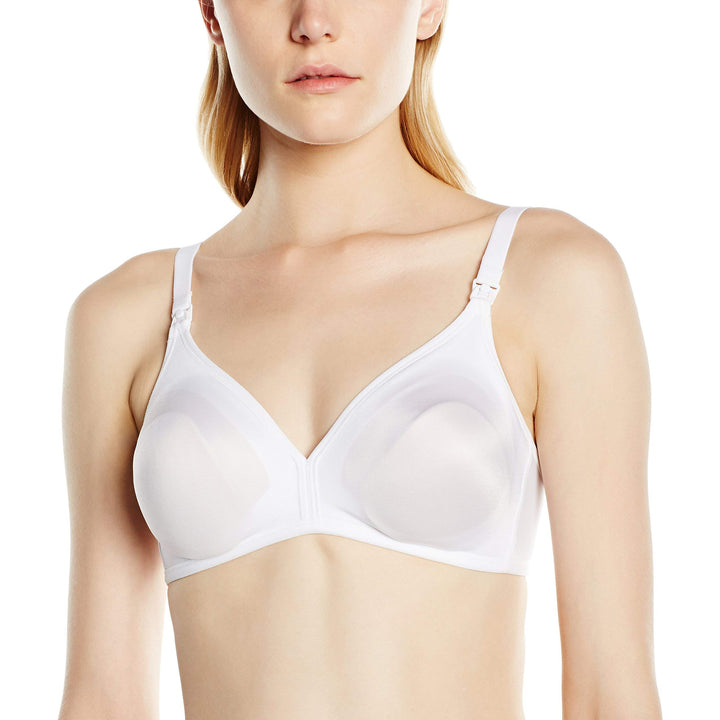 Triumph Damen Bügelloser BH Mamabel Comfort N 75B Weiss, 75B Weiß