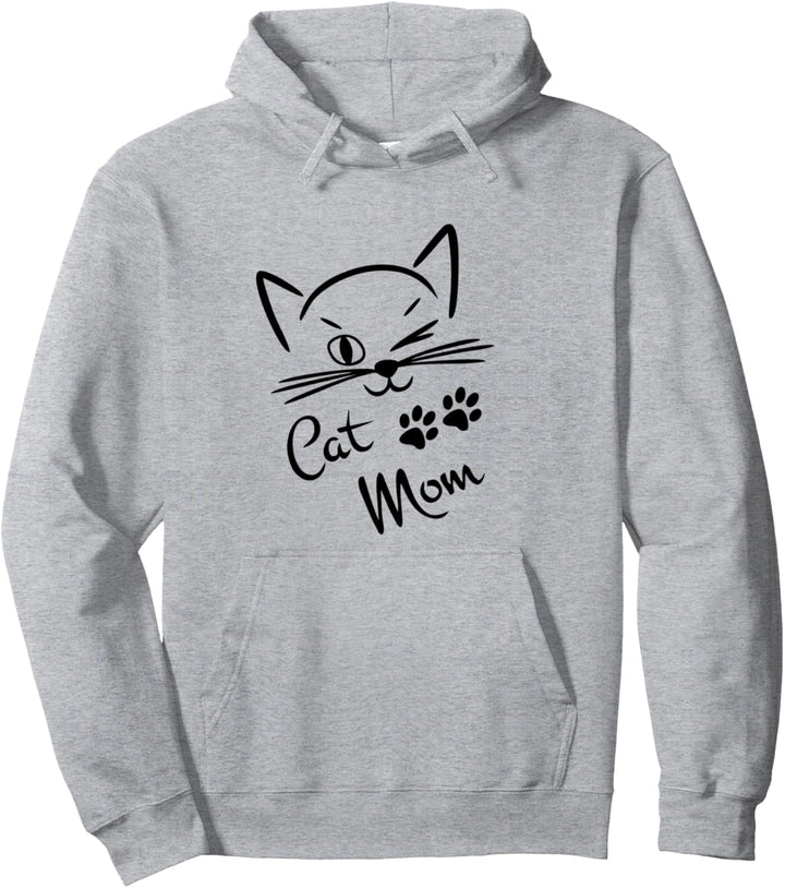 Cat Mom ("Katzen Mama") Pullover Hoodie