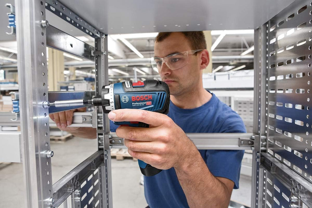 Bosch Professional System Akku-Bohrschrauber (inkl. 2x3,0 Ah Akku, Ladegerät GAL 12V-40, in L-BOXX)