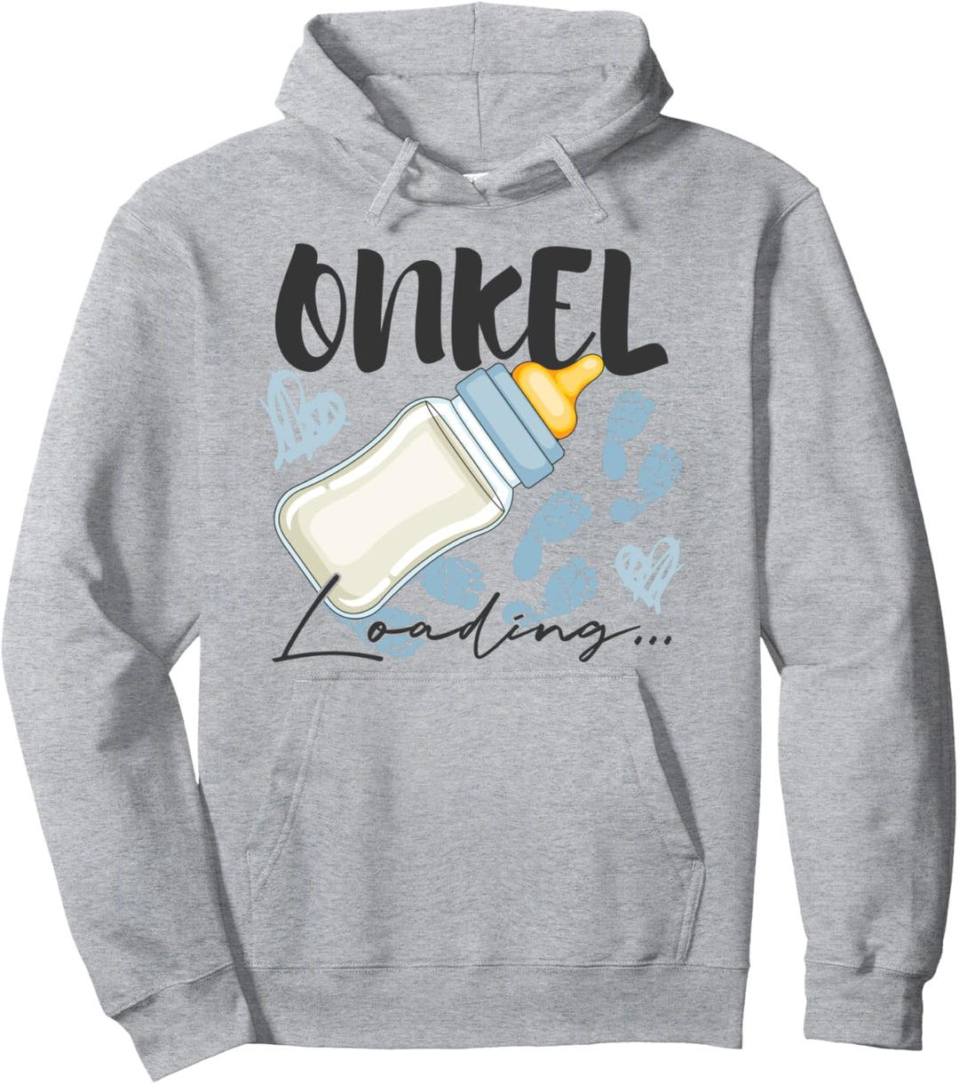 Werdender Onkel Loading Schwangerschaft Ankündigung Pullover Hoodie