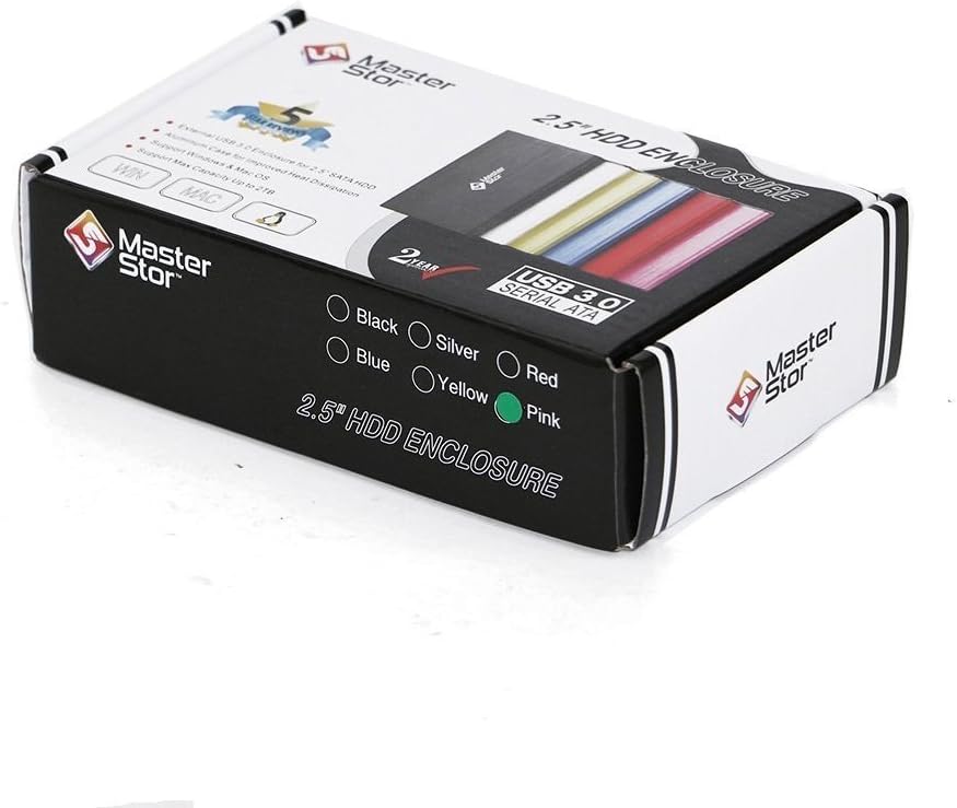 MasterStor 80GB Externe Festplatte USB 3.0 Ultra schnellen Festplatte 2,5-Zoll-Portable SATA Laptop