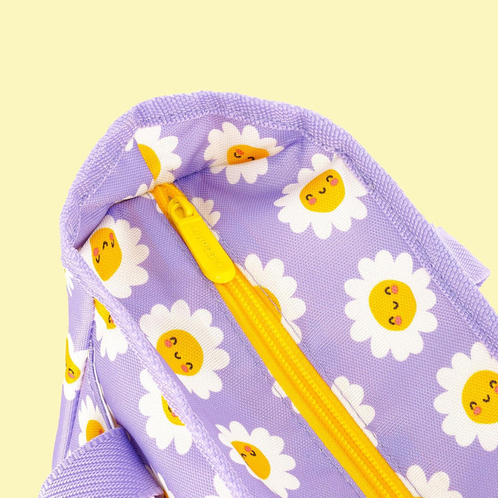 Legami - Lunchbag Daisy, Isolierte Tasche für das Mittagessen, Geräumige Lunchbox 10,8 Liter, Verste