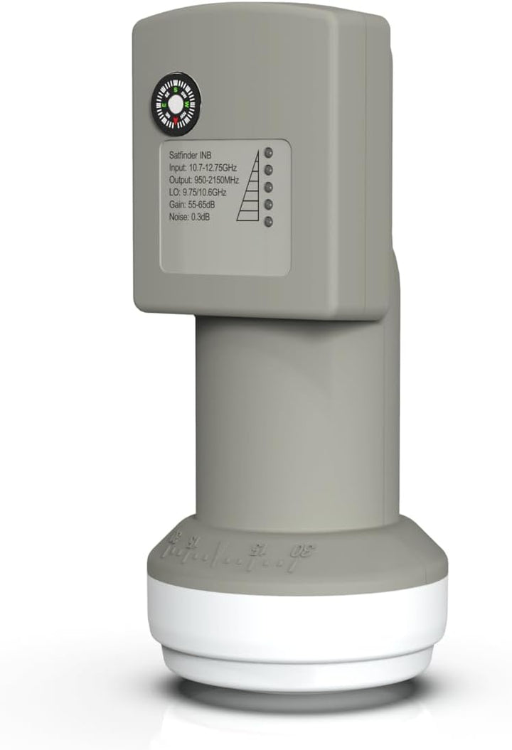 XORO 38,5 cm Camping Satellitenantenne MCA 38 HD Set, inkl. Single LNB mit integriertem Satfinder, 1