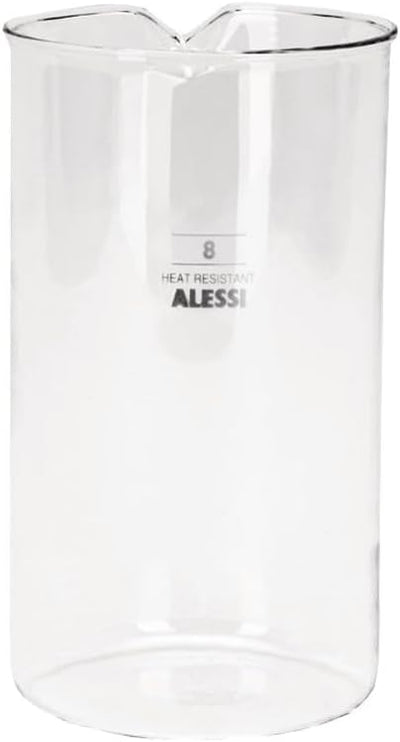 Alessi 35741 Ersatzglas für 9094 Kaffeezubereiter, 8 Tassen