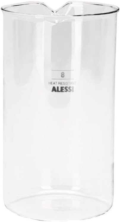 Alessi 35741 Ersatzglas für 9094 Kaffeezubereiter, 8 Tassen