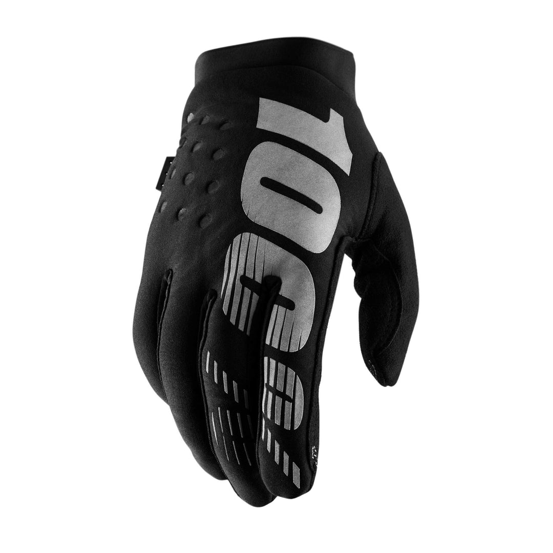 Unbekannt Herren Brisker 100% Handschuhe Kinder S schwarz / grau, S schwarz / grau