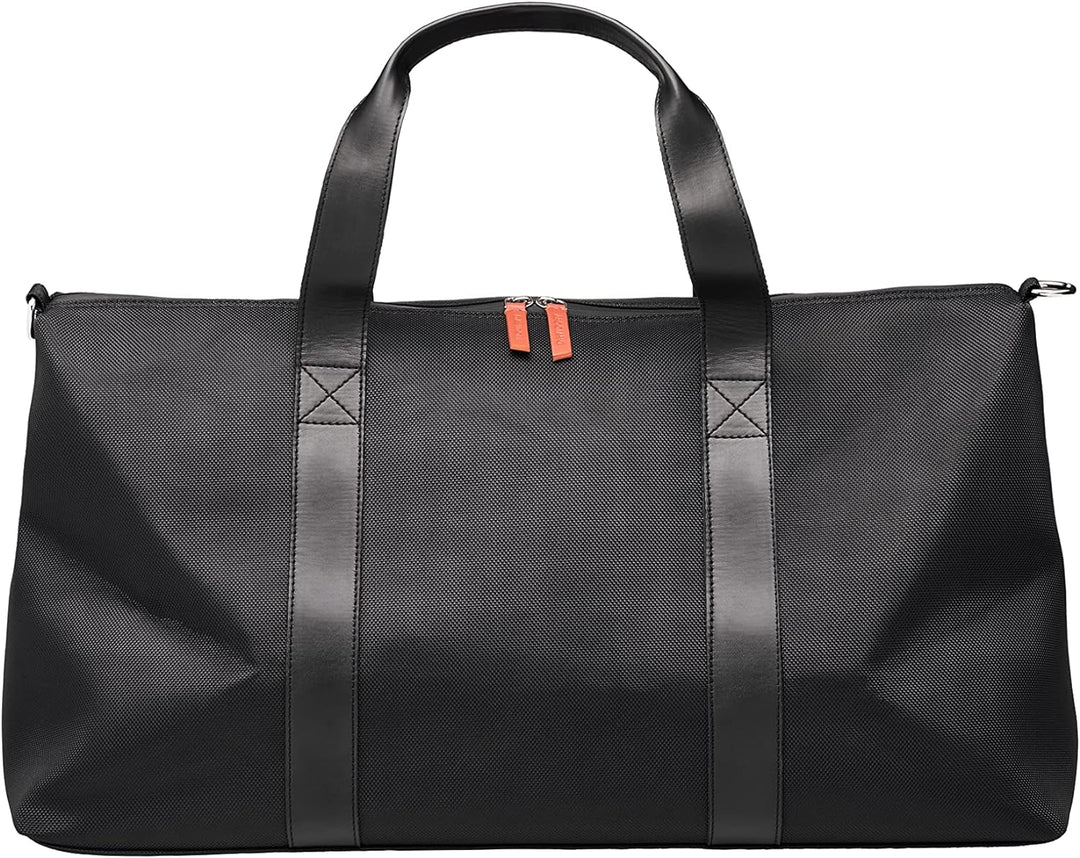 Davidoff Home Run Weekender Schwarz – kleine Reisetasche aus veganem Material – hochwertige Herren T