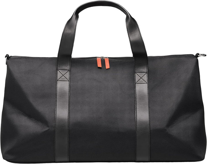 Davidoff Home Run Weekender Schwarz – kleine Reisetasche aus veganem Material – hochwertige Herren T