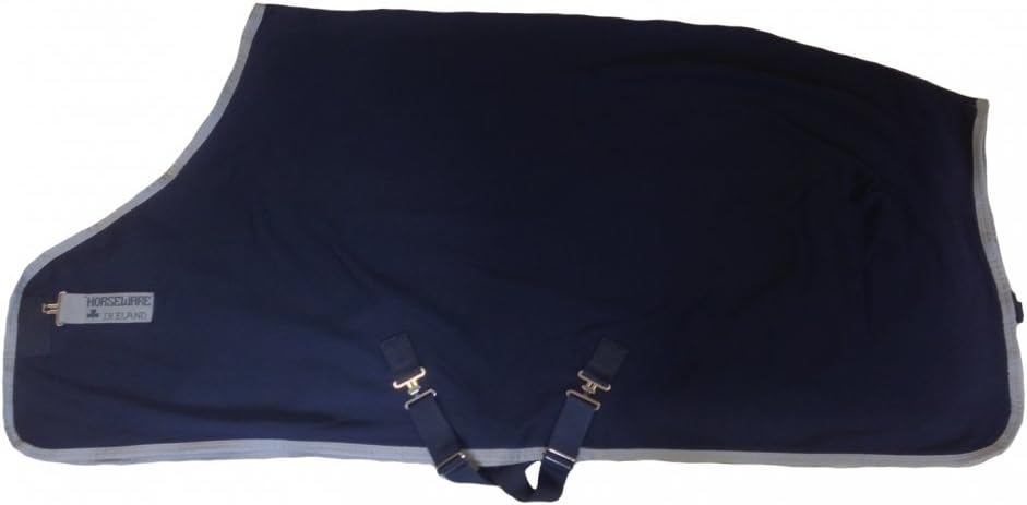 Horseware Amigo Jersey Cooler Abschwitzdecke Navy/Silver 125cm, Navy/Silver 125