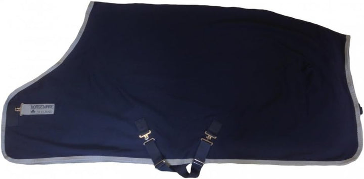 Horseware Amigo Jersey Cooler Abschwitzdecke Navy/Silver 125cm, Navy/Silver 125
