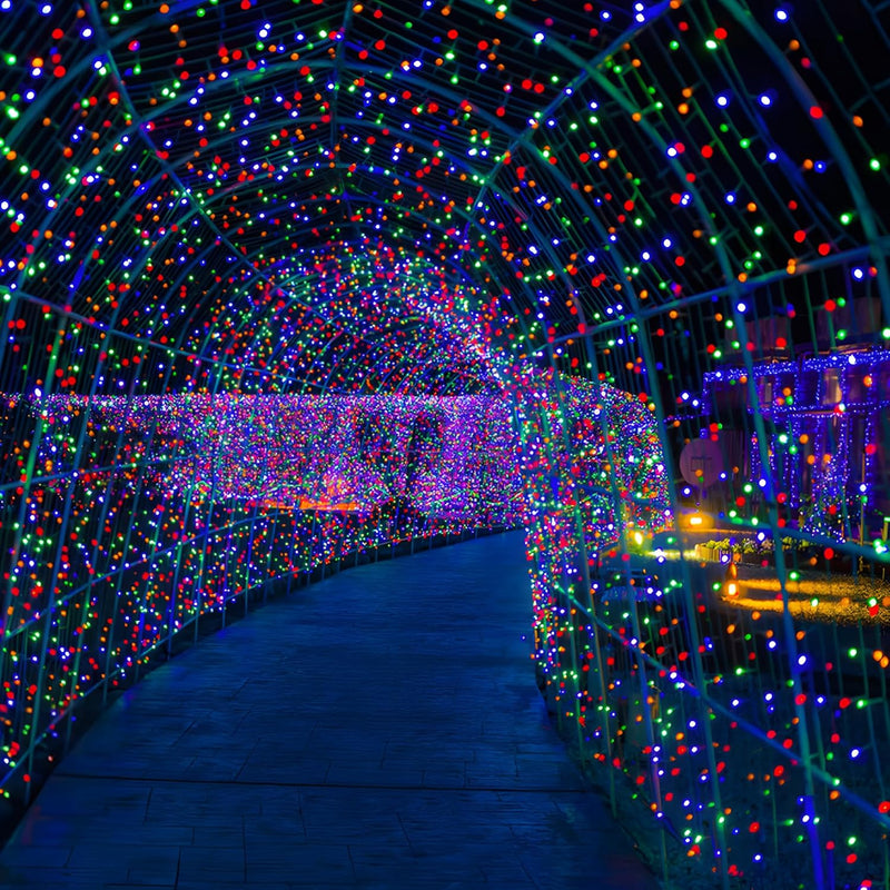 UISEBRT 50m 500 LED Lichterkette Aussen Innen Dekoration für Weihnachten, Ostern, Halloween, Hochzei