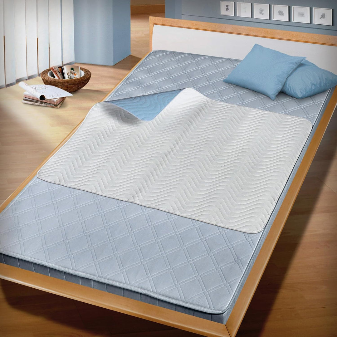 Erwin Müller Matratzenschutz Chemnitz wasserdicht/kochfest 2er-Pack Polyester-Velours Weiss 70x90 cm