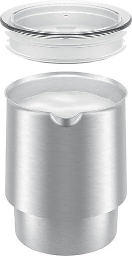 Jura Elektrischer Milchaufschäumer, Hot & Cold Funktion, Schwarz/Silber, Modell 24331, Für Warme und