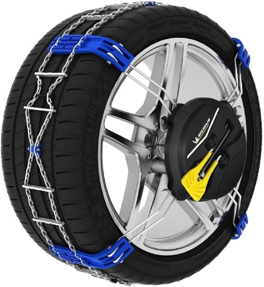 MICHELIN FAST GRIP Schneekette 160 | Front Schneekette Auto | Mit Schnell-Befestigungssystem|Reifen