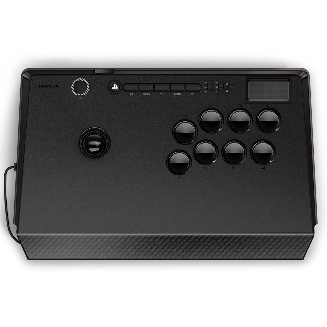 qanba Titan Joystick für Playstation 5, PS4, offizielles Lizenzprodukt von Sony, Pro FightStick, kom