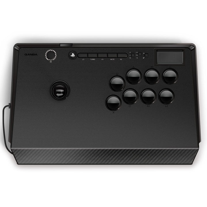qanba Titan Joystick für Playstation 5, PS4, offizielles Lizenzprodukt von Sony, Pro FightStick, kom