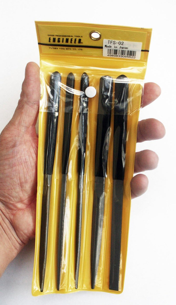 5 Stück Kleine Grösse Mini Datei Set (Hohe Qualität, Japan) Ingenieur tfs-02