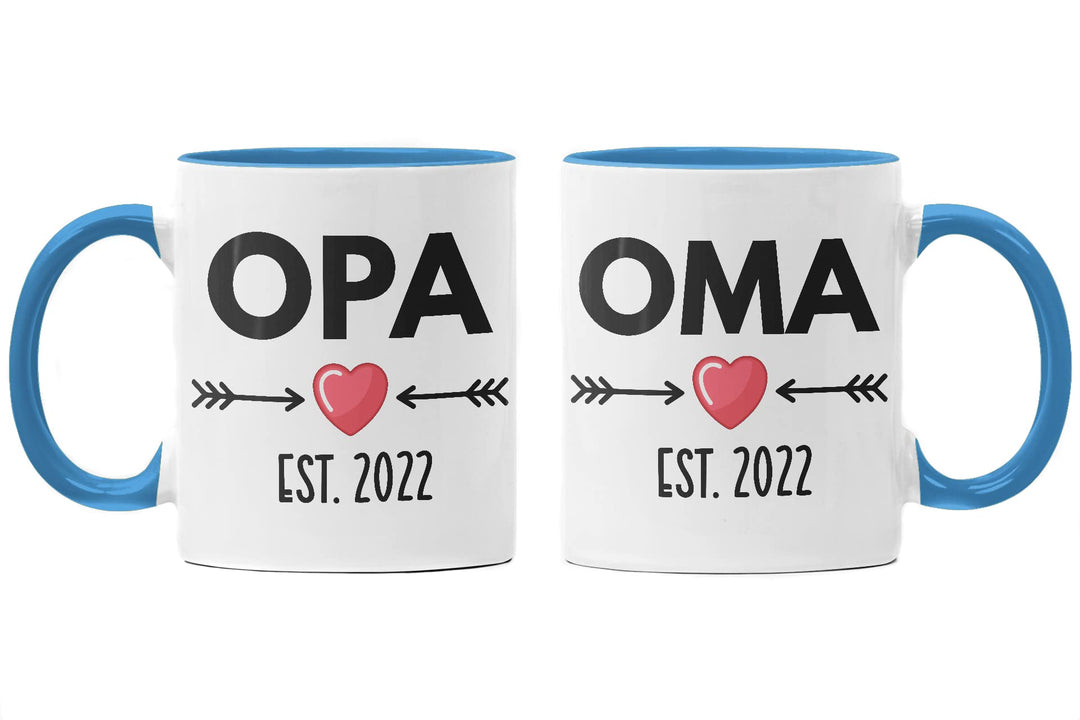 Trendation - Ihr werdet Oma und Opa 2022 Geschenk Schwangerschaft Verkünden Überraschung Baby Du Wir