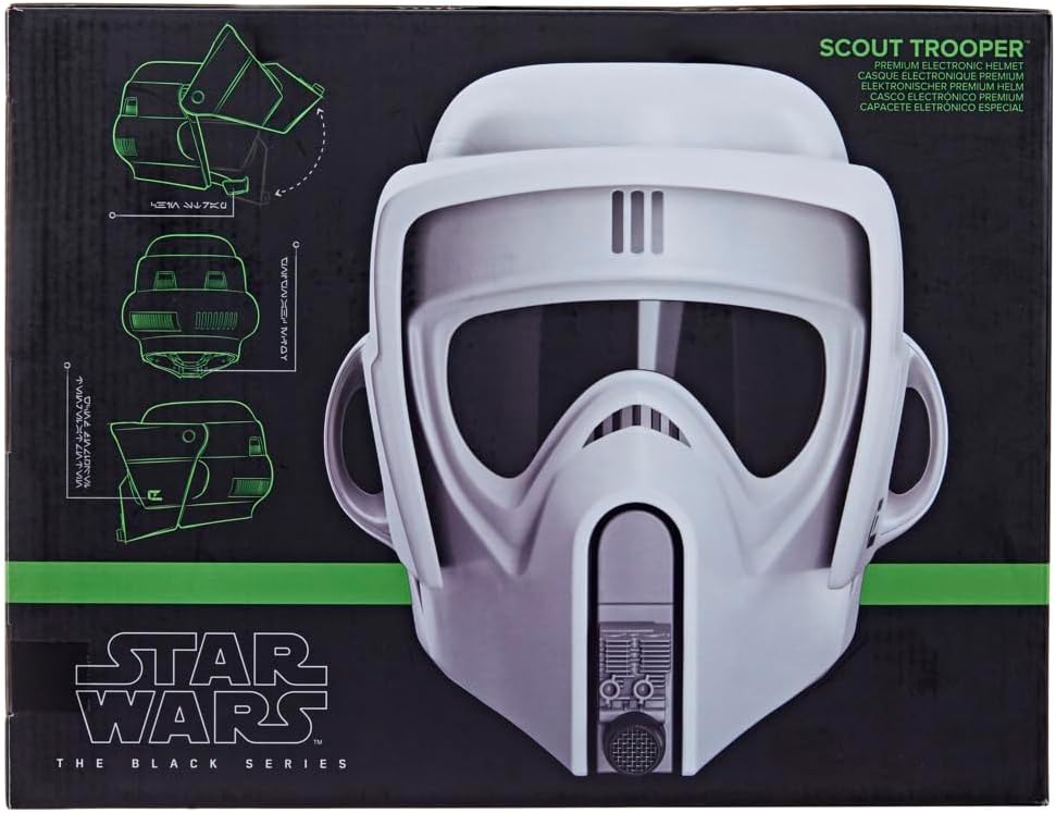 Star Wars Hasbro F6911 Black Series Scout Trooper Premium Elektronischer Helm, Return of The Jedi Ad